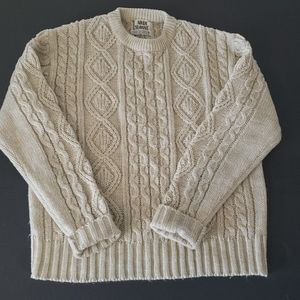 Vintage wool-like fisherman's sweater